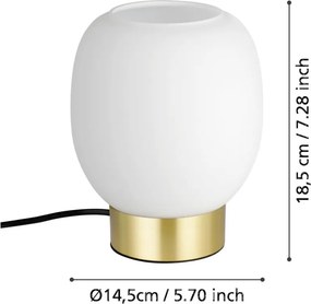 Eglo MANZANARES 900307 Asztali lámpa 1x40W/E27 IP20