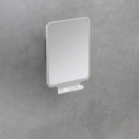 WENKO 22693100 - Kozmetikai tükör VACUUM-LOC QUADRO ED 14x19,5 cm, fényes króm