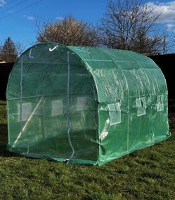 Megerősített kerti fóliasátor PRÉMIUM 2 × 3 m + AJÁNDÉK