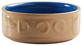 Cane Blue Dog agyagkerámia kutyatál, ø 18 cm - Mason Cash