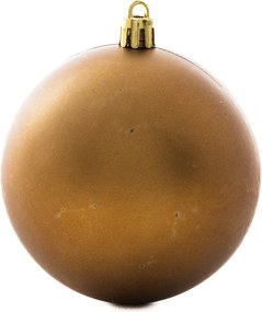Borostyán műanyag gömb szett 8 cm 6 db