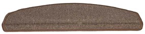 20 db kávébarna lépcsőszőnyeg 65x24x4 cm