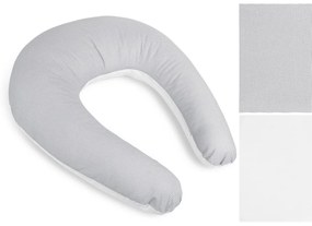 Bellatex szoptatós párnahuzat kocka szürke, 180 cm
