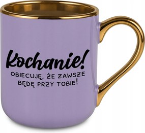 Bögre Elegáns Lila Pároknak Bájos Ajándék Mindig Melletted leszek