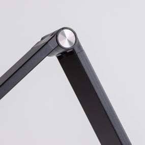 Brilagi - LED érintéses asztali lámpa, dimmelhető, vezeték nélküli QI töltéssel, LED/7W/5V, 3000/4000/6000K, fekete
