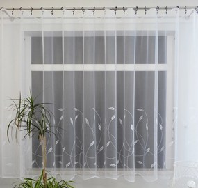 Mg Függöny 31700H Fehér 370x160cm kész K szalaggal