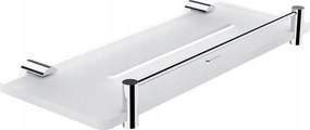 Nimco Bormo fürdőszobai polc korláttal, króm, 30 cm Br X430-X-26_