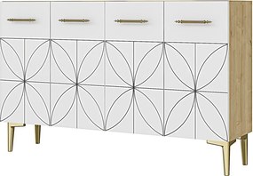 Eliz 120 - Sapphire Oak, White