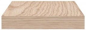 2 db szerelt fa függőpolc 50 x 23,5 x 4 cm