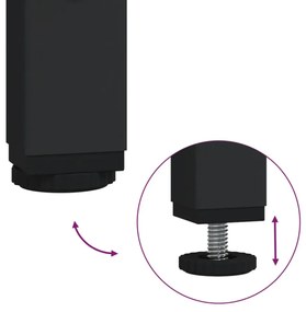 barna tölgyszínű szerelt fa tálalóasztal 100 x 32 x 75 cm