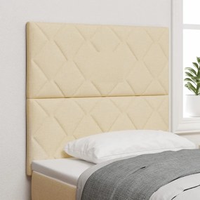 LED Fejtámla Gyémánt Blokk Dizájn Krém 90 cm Szövet