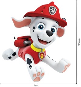 PIPPER. Matrica a kapcsoló felett "PAW Patrol - Marshall"