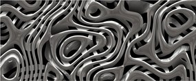 Kép - Fémes absztrakció (120x50 cm)