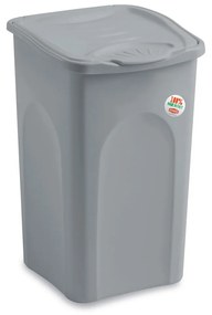 STEFANPLAST Primavera szennyeskosár 38 L, szürke