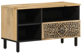 tömör mangófa TV-szekrény 80 x 33 x 46 cm