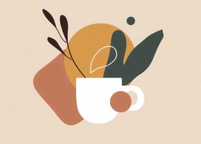 Poszter 35x25cm Reggeli kávé