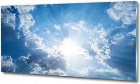 Fotó üvegkép Erdő a tóparton 100x70