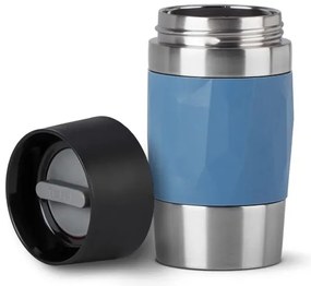Tefal - Termikus bögre 300 ml COMPACT MUG rozsdamentes/kék