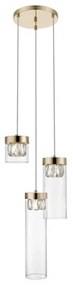 Zuma Line GEM P0389-03D-F7AC Függőlámpa 3x28W/G9