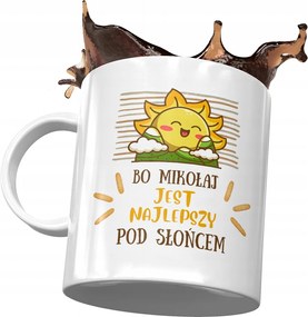 Bögre Mikulás Barát Ajándék Nyomtatott Fotóval