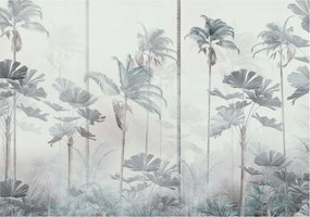 Flizelin tapéta Divatos 3D fali Trópusi táj 312x219 ragasztóval