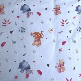 Disney Micimackó ovis ágyneműhuzat white 100x135cm 40x60cm