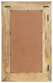 tömör mangófa tükör 80 x 50 cm