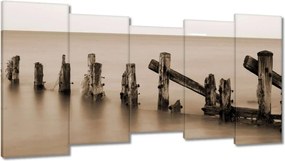 Festmények 150x80 Hullámtörő fa