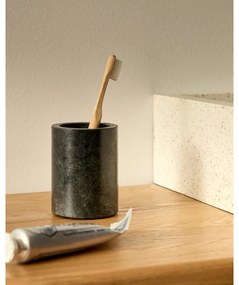 Sötétzöld márvány fogkefetartó pohár Elenei – Kave Home