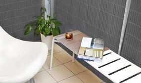 Megfordítható antracit PVC balkon, kerítés és terasz paraván Szélesség: 1 m | Hosszúság: 5 m