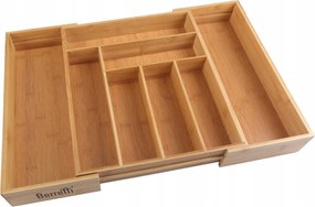 Fiókbetét Nagy Állítható Bambusz Evőeszköz