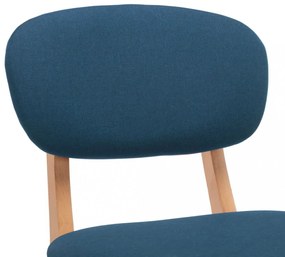 2 db kék szövet bárszék