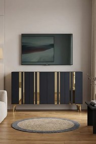 Mia 120 - Anthracite, Gold