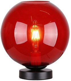 Candellux Globe asztali lámpa 1x60 W piros 41-78278