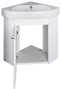 Viva STYLE Arda sarokszekrény CeraStyle Arda porcelán sarokmosdóval 46 x 46 cm - BALOS