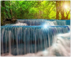 Poszterek 50x40 Trópusok Tájkép Kaszkád