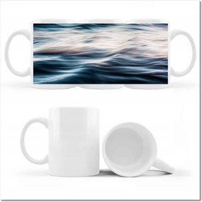 Bögre fényképpel Hullámok Tenger Víz