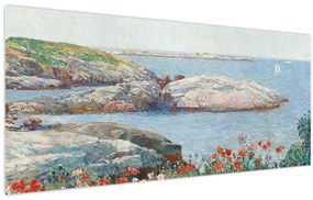 Kép - Childe Hassam, Poppies,  Isles of Shoals, reprodukciók (120x50 cm)