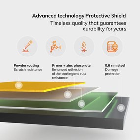 MARIA VEGYSZERSZEKRÉNY, 900 x 1850 x 400 mm, szürkéssárga