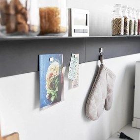 Fekete fém fali polc 90 cm – YAMAZAKI