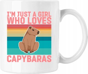 Kapibara bögre Miła 3 Fehér 330ml