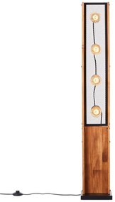 Brilliant - CALANDRA állólámpa 4xE27/42W/230V, fenyő