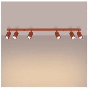 Téglavörös spotlámpa 6,5x117 cm Gleam – Sollux