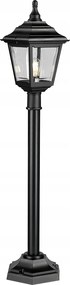 Álló lámpa kültéri kerti oszlop klasszikus fekete 116 cm Elstead