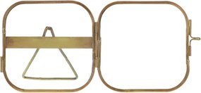 Aranyszínű fém álló képkeret 11x10 cm – Rex London