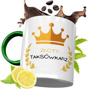 Zöld Bögre Taxisofőrnek Születésnapra Ajándék fényképes nyomtatással