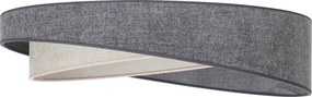 BRILAGI- LED mennyezeti lámpatest VELVET TWIST LED/24W/230V 4000K átm. 55 cm szürke/kr.
