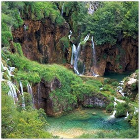 Poszterek 100x100 Magasabbra a vízesésnél