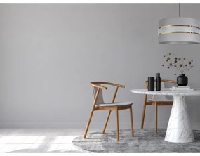 Csillár zsinóron CORAL 1xE27/60W/230V á. 40 cm ezüst