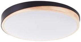 Brilliant - LED Dimmelhető mennyezeti lámpa BAARLO LED/36W/230V átm. 50 cm fekete + távirányító